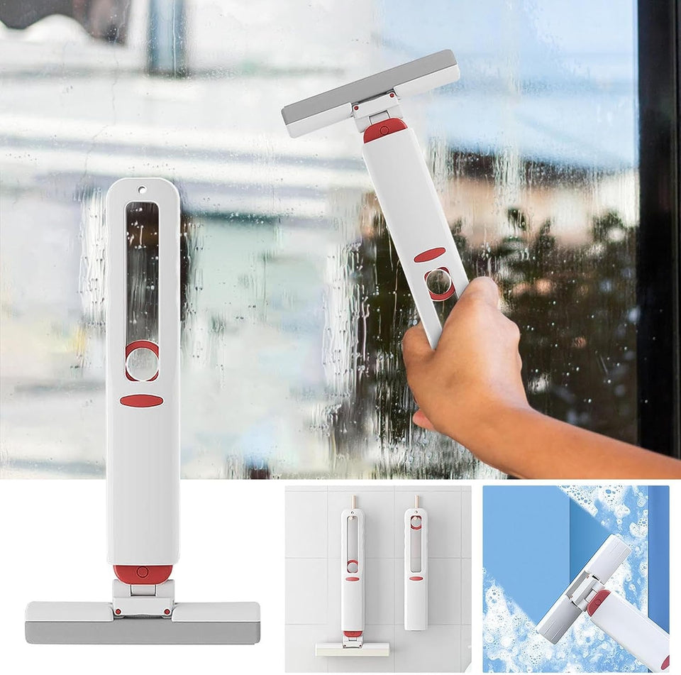 Portable Mini Mop With 2 Brush