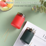 Pack of 2 Creative Push-Type Toothpick Storage Box